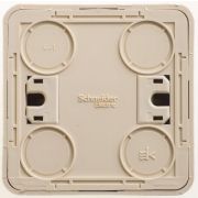 Выключатель кнопочный 1-кл. ОП Этюд 10А IP20 с самовозвратом крем. SE KA10-001K